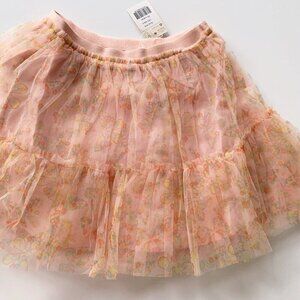 Mini Boden Girl Floral Tulle Skirt 7-8 Years or 8-9 Years